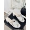 Chanel Heel 5cm CC Logo Crisscross Mules Quilting Leather White 2024