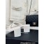 Chanel Heel 5cm CC Logo Crisscross Mules Quilting Leather White 2024