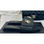Chanel Crystal CC Logo Braided Mules Black 2024