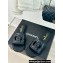 Chanel Black CC Logo Mules Leather Black 2024