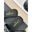 Chanel Black CC Logo Mules Leather Black 2024