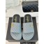 Chanel Pearl and Crystal Gold CC Logo Platform Mules Quilting Leather Gray 2024