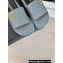 Chanel Pearl and Crystal Gold CC Logo Platform Mules Quilting Leather Gray 2024