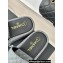 Chanel Pearl and Crystal Gold CC Logo Platform Mules Quilting Leather Gray 2024