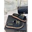 Chanel Gold Pearl CC Logo Mules Tweed Black 01 2024
