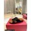 Valentino Fussfriend footbed Women/Men slide sandals in calfskin leather Black 2024