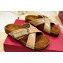 Valentino Fussfriend footbed Women/Men slide sandals in calfskin leather Beige 2024