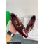 Bottega Veneta Crinkled leather Sharp Chain Pumps Burgundy 2024