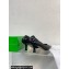 Bottega Veneta Crinkled leather Sharp Chain Pumps Black 2024