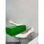 Bottega Veneta Crinkled leather Sharp Chain Pumps White 2024