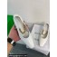 Bottega Veneta Crinkled leather Sharp Chain Pumps White 2024