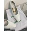 Bottega Veneta Crinkled leather Sharp Chain Pumps White 2024