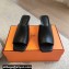 Hermes Heel 6cm Iconique sandals with iconic Chaine d'Ancre heel in Nappa leather Black 2024