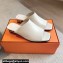 Hermes Heel 2.5cm Iconique sandals with iconic Chaine d'Ancre heel in Nappa leather White 2024