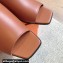 Hermes Heel 2.5cm Iconique sandals with iconic Chaine d'Ancre heel in Nappa leather Brown 2024