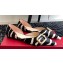 Roger Vivier Dorsay Metal Buckle Ballerinas Horehair Stripe Black 2024