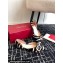 Roger Vivier Dorsay Metal Buckle Ballerinas Horehair Stripe Black 2024
