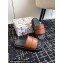 Dolce & Gabbana Padded and quilted Nappa-look fabric Men's sandals Brown 2024
