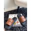 Dolce & Gabbana Padded and quilted Nappa-look fabric Men's sandals Brown 2024