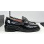 Chanel Calfskin Moccasins G45823 Patent Black 2024