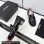 Chanel Calfskin Moccasins G45823 Patent Black 2024