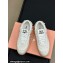 Miu Miu fringed edges Canvas sneakers White 2024