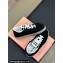 Miu Miu fringed edges Canvas sneakers Black 2024
