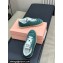 Miu Miu fringed edges Canvas sneakers Green 2024