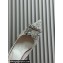 Roger Vivier Heel 8.5cm Flower Strass Buckle Pumps Crystals Silver 2024
