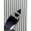 Roger Vivier Heel 8.5cm Flower Strass Buckle Pumps Crystals Black 2024