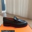 Hermes Heel 4.5cm Impact loafers with iconic Glenan buckle in calfskin Black 2024