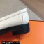 Hermes Heel 4.5cm Impact loafers with iconic Glenan buckle in calfskin White 2024