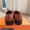Hermes Heel 4.5cm Impact loafers with iconic Glenan buckle in calfskin Brown 2024