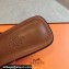 Hermes Heel 4.5cm Ilot sandals with iconic Glenan buckle in calfskin Brown 2024
