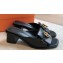 Hermes Heel 4.5cm Ilot sandals with iconic Glenan buckle in calfskin Black 2024