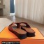 Hermes Heel 2.5cm Isle sandals with iconic Glenan buckle in calfskin Brown 2024