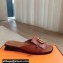 Hermes Heel 2.5cm Isle sandals with iconic Glenan buckle in calfskin Brown 2024