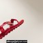 Hermes Inboard sandals in woven ribbon and calfskin Red 2024
