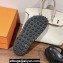 Hermes Inboard sandals in woven ribbon and calfskin Black 2024