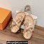 Hermes Inboard sandals in woven ribbon and calfskin Beige 2024