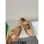 Bottega Veneta leather Astaire Mary-Jane Ballerinas Beige 2024