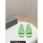 Balenciaga Duty Free 60mm Sandals in shiny soft sheepskin Green 2024