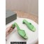 Balenciaga Duty Free 60mm Sandals in shiny soft sheepskin Green 2024