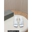 Balenciaga Duty Free 60mm Sandals in shiny soft sheepskin White 2024