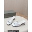 Balenciaga Duty Free 60mm Sandals in shiny soft sheepskin White 2024