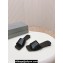 Balenciaga Duty Free Flat Sandals in shiny soft sheepskin Black 2024