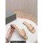 Balenciaga Duty Free Flat Sandals in shiny soft sheepskin Beige 2024