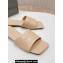 Balenciaga Duty Free Flat Sandals in shiny soft sheepskin Beige 2024