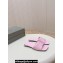 Balenciaga Duty Free Flat Sandals in shiny soft sheepskin Pink 2024