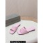 Balenciaga Duty Free Flat Sandals in shiny soft sheepskin Pink 2024